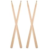 Performance jazz ciblée : Spécialement conçues pour batterie jazz et caisse claire, ces baguettes à pointe en bois procurent un contrôle précis du volume et confort optimal pour exprimer nuances et rythmes subtils