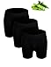Produktbild Basic Treasure 3er Pack Premium Bambus Boxershorts Herren Schwarz XXL, weicher Bambus und Baumwolle, Boxershorts Bambus Herren, Bamboo Boxershorts Herren, Atmungsaktiv Stretch