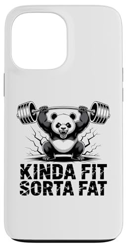 Kinda Fit Sorta Fat Funny Panda W tBbglX EGCgteBO X}zP[X iPhone 13 Pro Max p