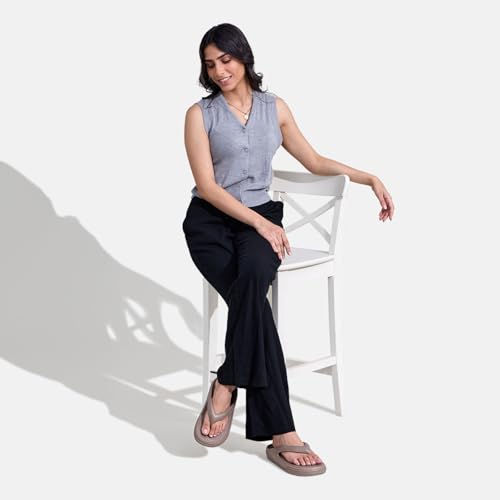 Image of Neeman's Cushers Flip Flops for Women | Powered by CushyVerse Technology for Ultimate Cushioning, Bounce & All-Day Comfort