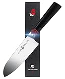 TUO Santoku Knife 5.5 inch Small Kitchen Knife Pro Asian Chef Knife Cooking Knife for Vegetable Frui
