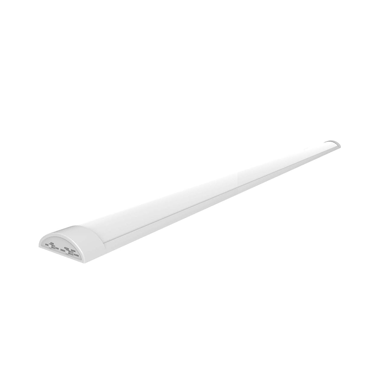 G.W.S® LED Slimline Batten Light, 4FT 120CM, 4CCT (3000K+4000K+5000K+6500K), Selectable Powers 20W/30W/40W, Office Garage Workshop Lighting