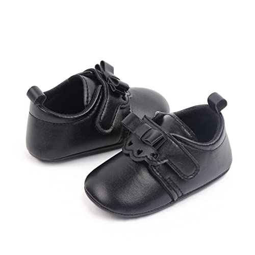 Kids Marry Jane Shoes Baby Bowknot Faux Leather Solid Color Soft Sole Dance Shoes Children Lightweight Soft Sole Shoes3