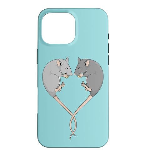 Womens Girls Kids Fancy Rat Owner I Heart Pet Rat Lover �X�}�z�P�[�X iPhone 16 Pro Max �p