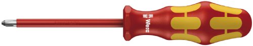 Wera 165 i PZ VDE-isolierter Kreuzschlitz-Schraubendreher, PZ 1 x 80 mm, 05100015001 1 Wera 165 i PZ VDE-isolierter Kreuzschlitz-Schraubendreher, PZ 1 x 80 mm, 05100015001