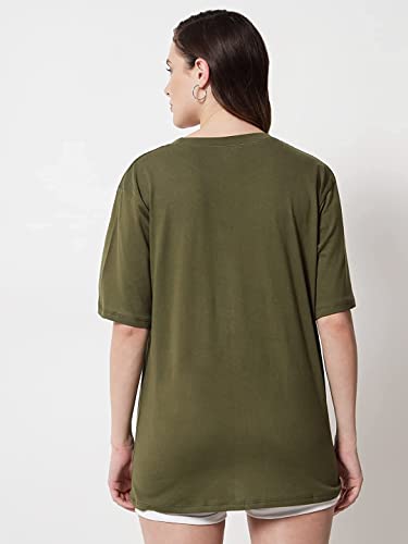 Image of FUNDAY FASHION Women Cotton Half Sleeve Oversized T-Shirt (Pack of 2)