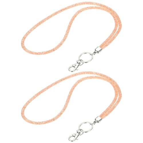 Cordon strass pour clés PATIKIL champagne 40cm avec porte-clés cristal