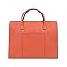 Hexagona Paris - Porte-Documents - pour Femme - Collection Confort Business - Orange - en Cuir de Vachette grainé - Serviette - Sacoche - Sac bandouliere
