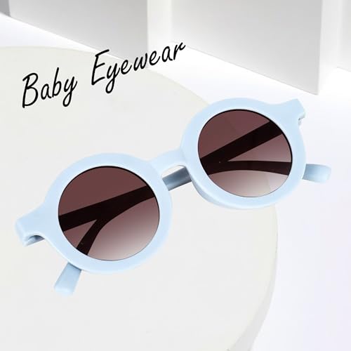 Image of IFLASH Toddler Sunglasses for Girls Boys - Kids Round UV400 Protection Glasses Age 2-8