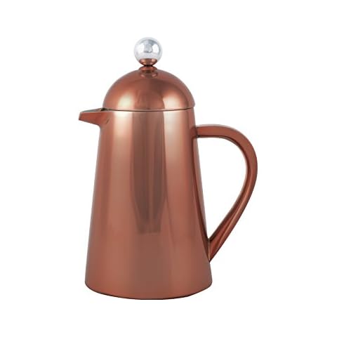 La Cafetière Cafetera térmica aislada estilo prensa francesa, cobre, 3 tazas Cover