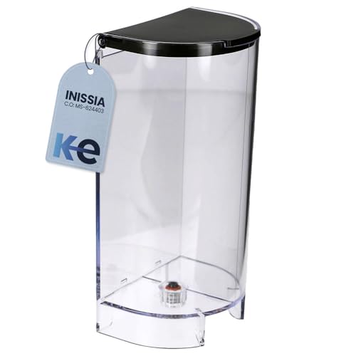 Replacement Coffee Machine Water Tank MS-624403 Compatible with Nespresso Inissia Coffee Machine | Resistant Plastic, Includes Lid, 0,7L / 23,66oz | NOT COMPATIBLE WITH PIXIE MODEL
