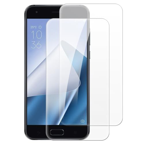 Shantime [2 piezas Protector Pantalla Cristal Templado Compatible con Asus Zenfone 4 ZE554KL (5.5 pulgadas), HD Claro Antirrayas Sin Burbujas