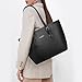 Jocose Moose Damen Handtasche Schultertasche, Vintage Leder Tasche Shopper Groß für BüRo Schule Einkauf, Geschenk mit Einer Damen Geldbörse