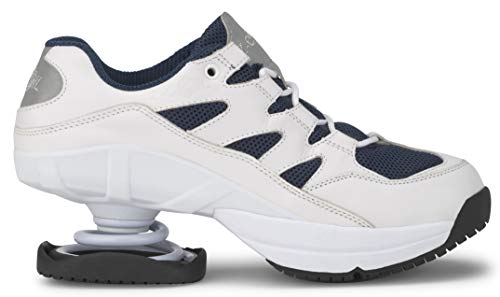 Z-Coil Men's Freedom Slip Resistant Leather Tennis Shoe (Navy/White, Numeric_11) #TOP1