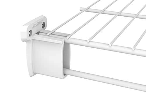 Closetmaid 21932 Pre-Loaded 2-Inch Side Wall Brackets With Anchors For Wire Shelving, 500-Pack, White #TOP4