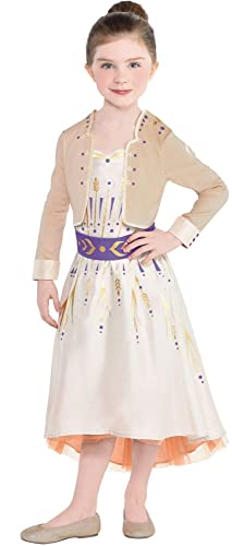 Party City Anna Arendelle Costume for Girls, Frozen 2, Medium, Includes Dress