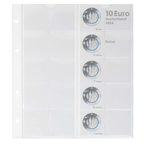 Feuille Karat Monnaies 10 Euro Allemagne 2024 LINDNER