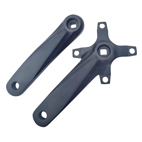 Kangnice 152mm Black Crankset Replacements for Mountain Bicycles Aluminium Alloy Direct Mount Crank Arm Set Bicycles Crank Set