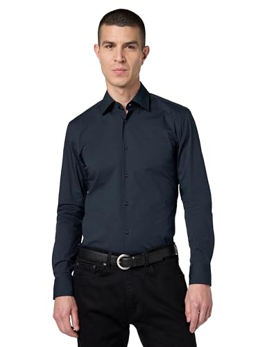 BOSS mens Kent Collar Slim Fit Button Down Shirt