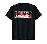 Official Licensed Bravado Pantera Vulgar Display Of Power Logo Red Official Pantera Merchandise Lightweight, Classic fit, Double-needle sleeve and bottom hem