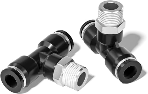 Conector rápido de 1/4 OD evita pérdidas de presión en roscas 3/8 NPT 2