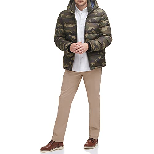 Image of Tommy Hilfiger Men's Down Alternative Hooded Puffer Jacket (Standard and Big & Tall)