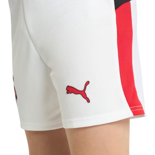 A.C. Milan Short de Course Away, Saison 2025/2026, Short de Football, Produit Officiel, Enfant, 12 Ans
