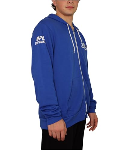 UFC Mens Quintet Ultra Hoodie Sweatshirt, Blue, Medium2