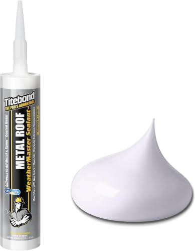 Image of Titebond WeatherMaster Metal Roof Sealant 61031 White 9.5 Oz. (Pack of 5)