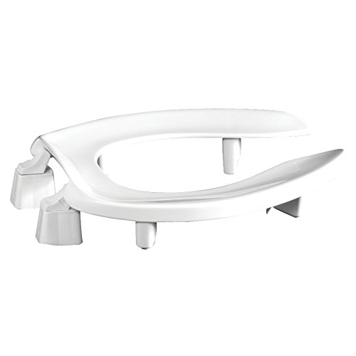 Centoco 3L500STSCC-001 Elongated 3" Lift, Raised Plastic Toilet Seat, Open Front No Cover, ADA Compliant Handicap Medical Assistance Seat, Heavy Duty, White