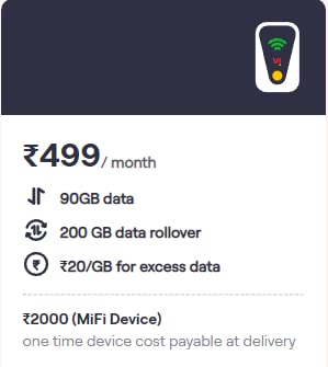 Image of Generic Vi Mifi - Portable Wifi Router Support Only Vi Sim Cards Other Network Not Working --- Please Check Coverage Of Vi Before Buy - Single Band