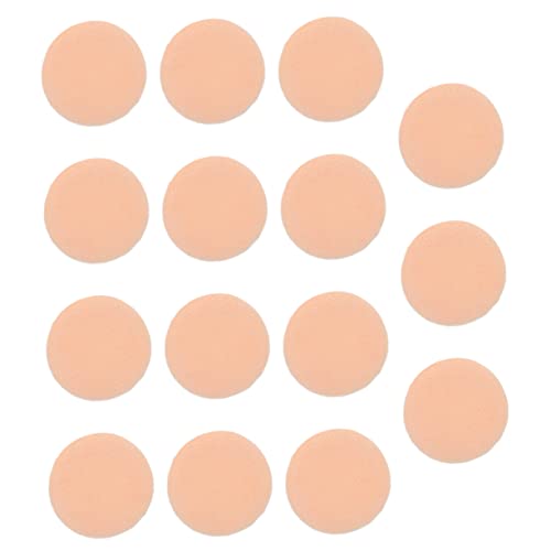Healeved 15Pcs Makeup Powder for Women Rounded Face Applicators Soft Velour Pads for Foundation and Loose Powder Makeup for Home