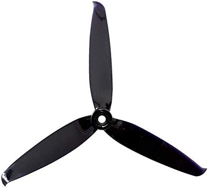 Gemfan Flash 6042 Durable 3 Blade Propeller (Set of 4 - Black) - 7mm - Black