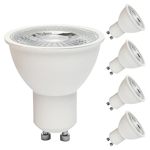 Eco.Luma GU10 LED Light Bulb 5W Replaces 35W 50W GU10 Halogen Lamp 450lm, Warm White 2800K AC 220V-240V, 120 ° Beam Angle, CRI 83, 5-Pack Cover