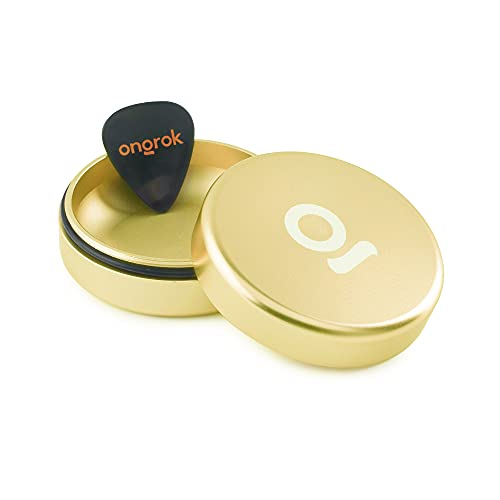 ONGROK Storage Puck, Gold, Perfect Size Case to Stash in Your Pocket, Airtight, Preserves Moisture Profile, Smell and Aroma