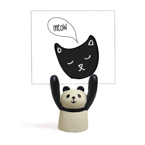 Support de mémo chat noir panda pour ne plus perdre vos notes