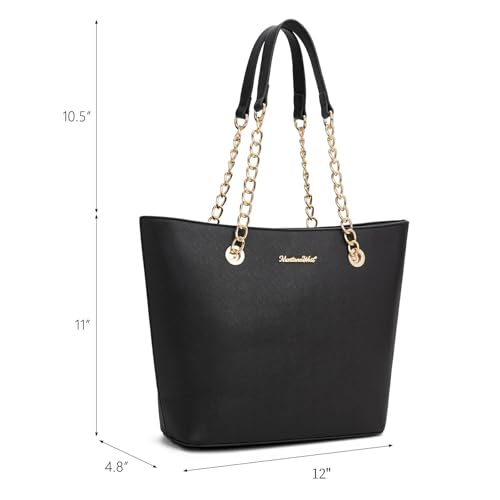 Bolso Tote Montana West para mujer con cadena miniatura 4