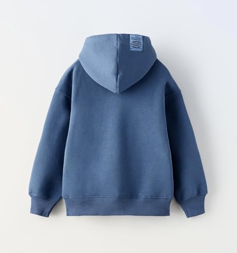 Image of Alan Jones Clothing Cotton Blend Printed Hoodies For Boys