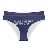 Clynjom Make America Great Again Women's Hipster Panties, Moisture-Wicking Hipster Briefs, Hipster Underwear L