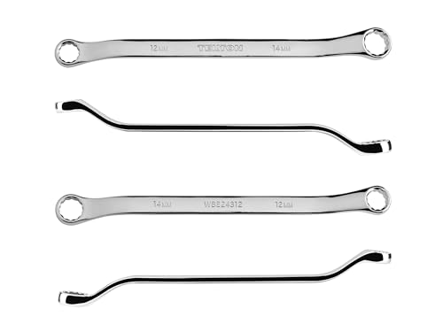 Image of TEKTON 12 x 14 mm 45-Degree Offset Box End Wrench | WBE24312