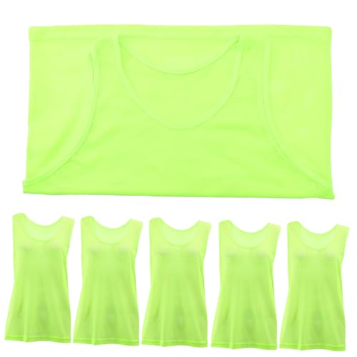 TOYANDONA 6piezas Chalecos De Fútbol Para Adultos Transpirables Cómodos Para Entrenamiento De Fútbol y Actividades De Equipo