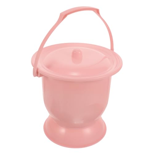 FRCOLOR Plastics Urine Pots for Home Bedside Urine Bucket Lid Spittoon Urine Pot for Camping Easy to Wash