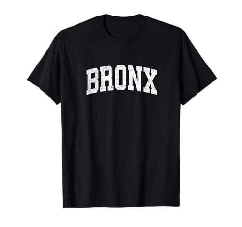 Bronx New York NY Vintage Athletic Sports Design T-Shirt