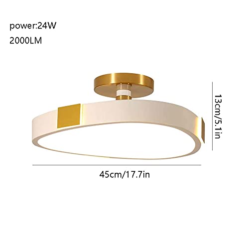 Plafonnier LED moderne style nordique triangle 24W 6000K