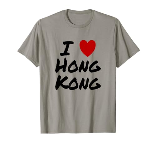 I Heart (Love) Hong Kong Turismo de Viajes Casa Vacaciones Camiseta
