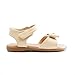 DREAM PAIRS Girls Sandals Fashion Bow Summer Shoes for Toddler/Little Kid,Size 7 Toddler,Khaki,KSD213
