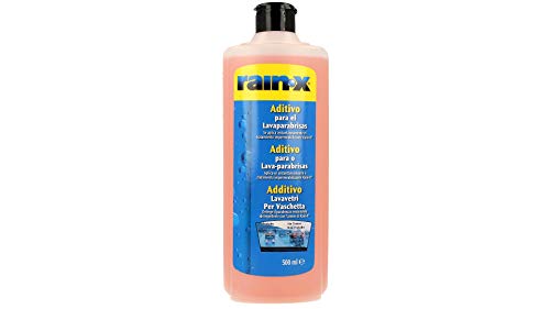 Rain X - Aditivo para Limpiar el Parabrisas de los restos de Insectos, Resina de los árboles, excrementos de pájaros y Smog, 500 ml