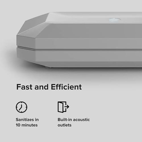 Image of PhoneSoap Basic Cell Phone UV Light Sanitizer Box | Patented and Clinically Proven 360 Degree UV Light Sanitizer | (White)