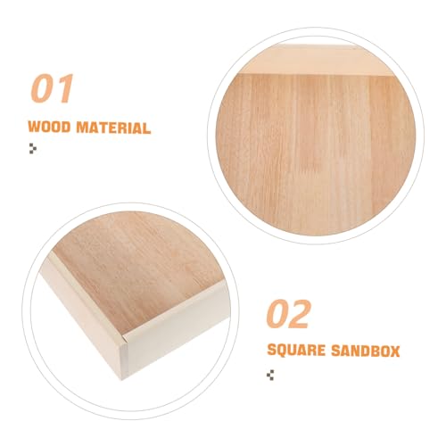 Mini sandbox bac à sable compact intérieur extérieur BESPORTBLE