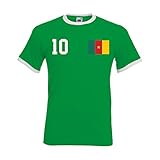 kamerun trikot wm 2018 Das mit Wappen und Flagge verzierte Motiv eignet sich bestens zur Fußball WM, Basketball EM oder andere Sportveranstaltungen.